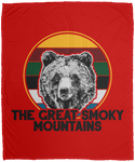 Great Smoky Mountains Bear - Plush Fleece Blanket (50x60)