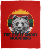 Great Smoky Mountains Bear - Plush Fleece Blanket (50x60)