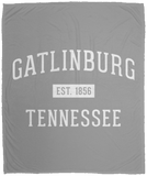 Gatlinburg Established - Plush Fleece Blanket (50x60)