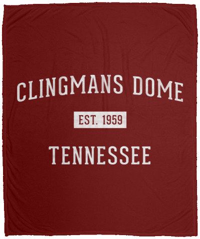 Clingmans Dome Established - Plush Fleece Blanket (50x60)