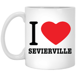 Love Sevierville - White Mug