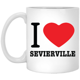 Love Sevierville - White Mug