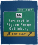 Exit 407 - Plush Fleece Blanket (50x60)