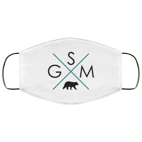 Great Smoky Mountain Cross - Adult Face Mask