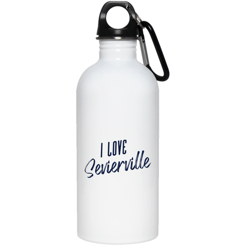 I Love Sevierville - 20 oz. Stainless Steel Water Bottle