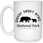 Great Smoky Mtns - White Mug