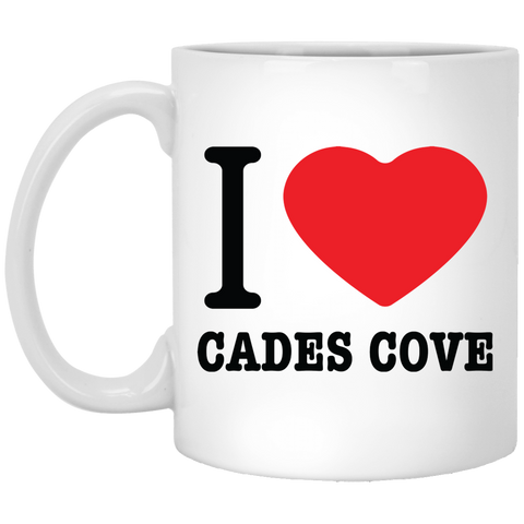 Love Cades Cove - White Mug