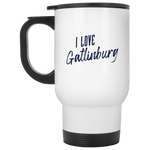 I Love Gatlinburg - 14 oz. White Travel Mug