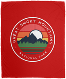 Great Smoky Mountains National Park - Plush Fleece Blanket