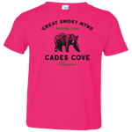 Smoky Mountains Cades Cove Bear - Toddler T-Shirt