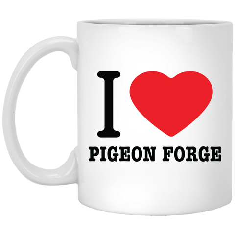 Love Pigeon Forge - White Mug