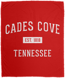 Cades Cove Established - Plush Fleece Blanket (50x60)