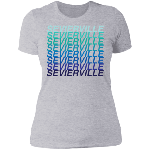 Sevierville Blue Ombre - Women's Tee