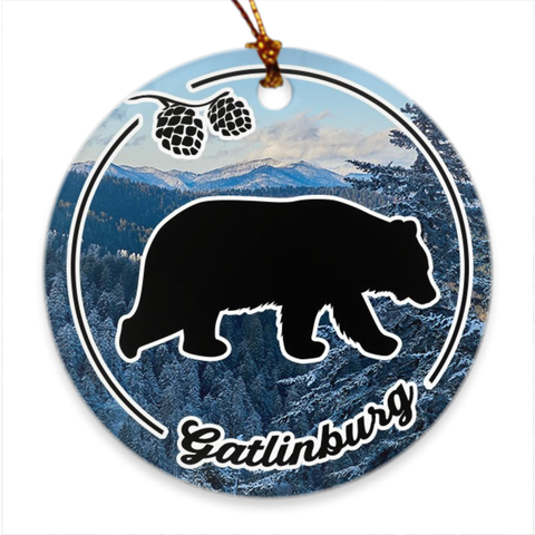 Gatlinburg Winter Ornament