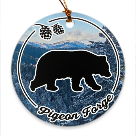 Pigeon Forge Winter Ornament